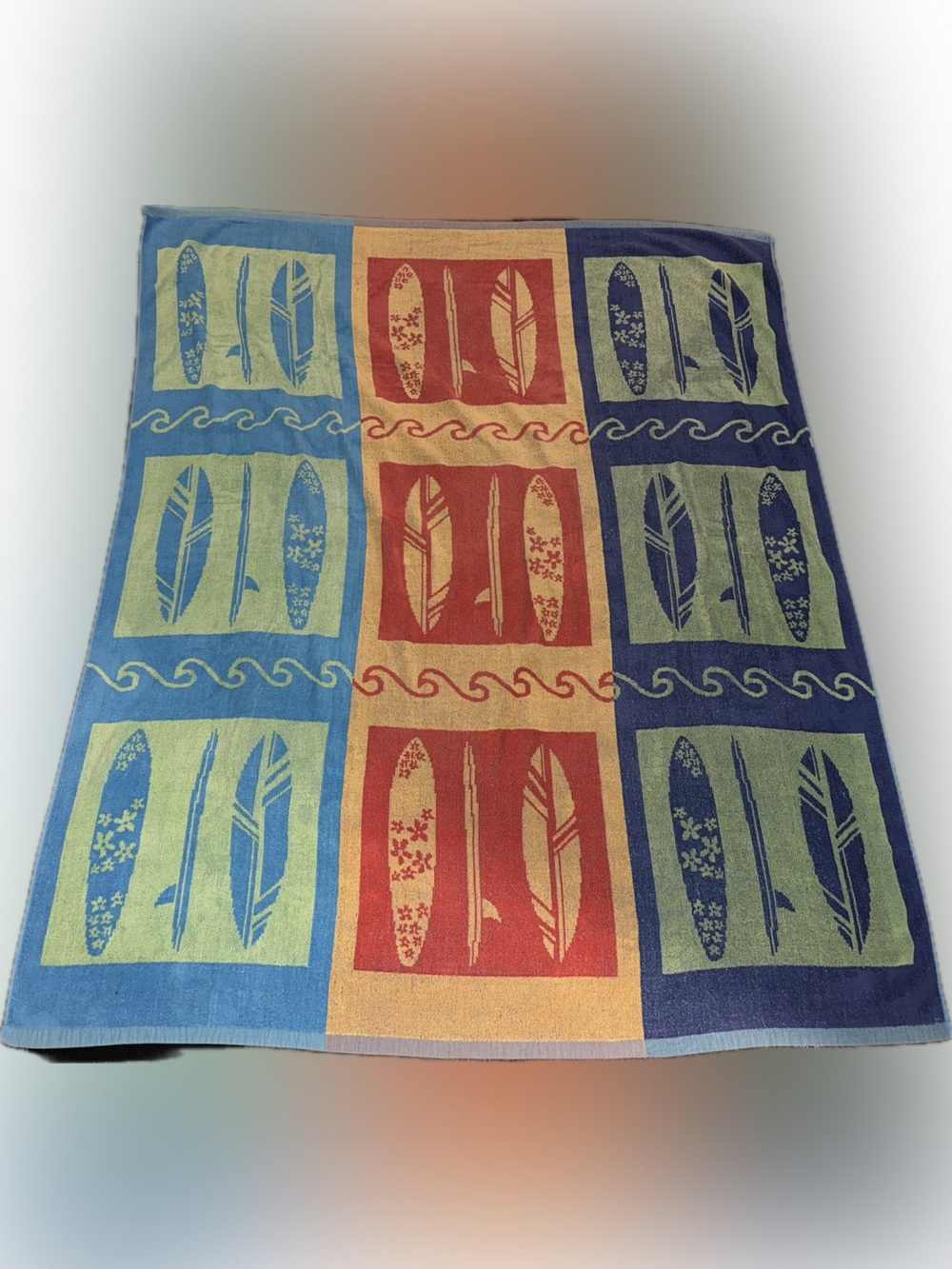 Oversized Surfboard Beach Towel